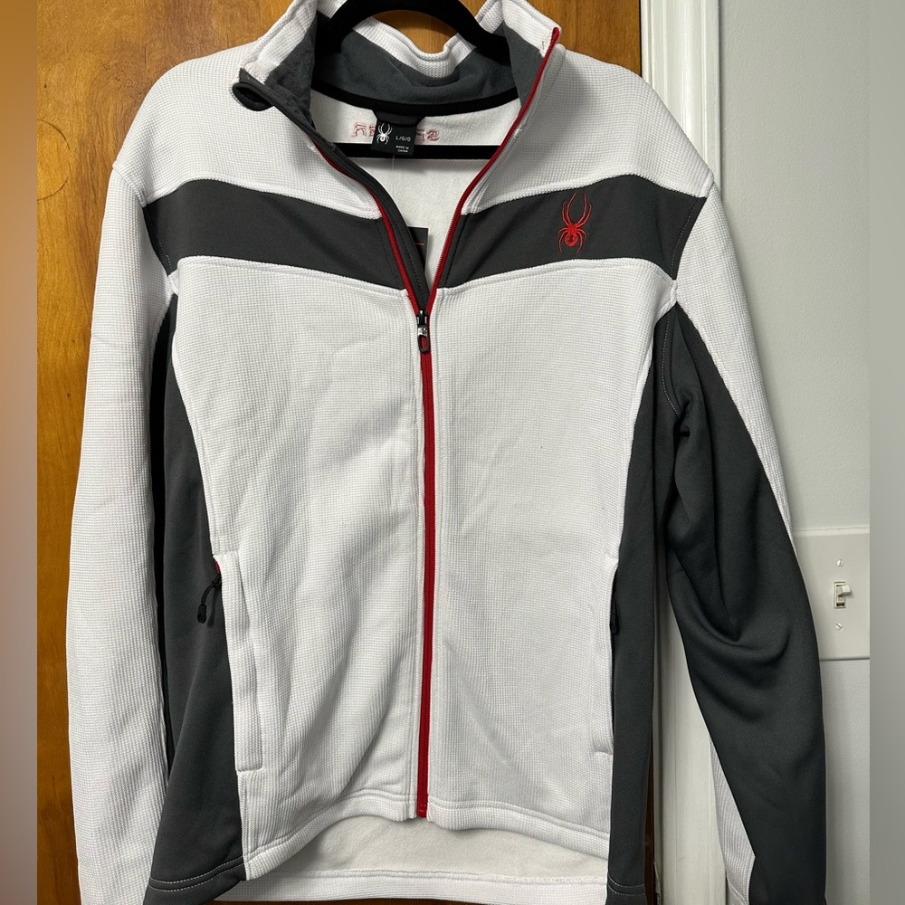Men’s Spyder Zip Up. Size L. NWT
